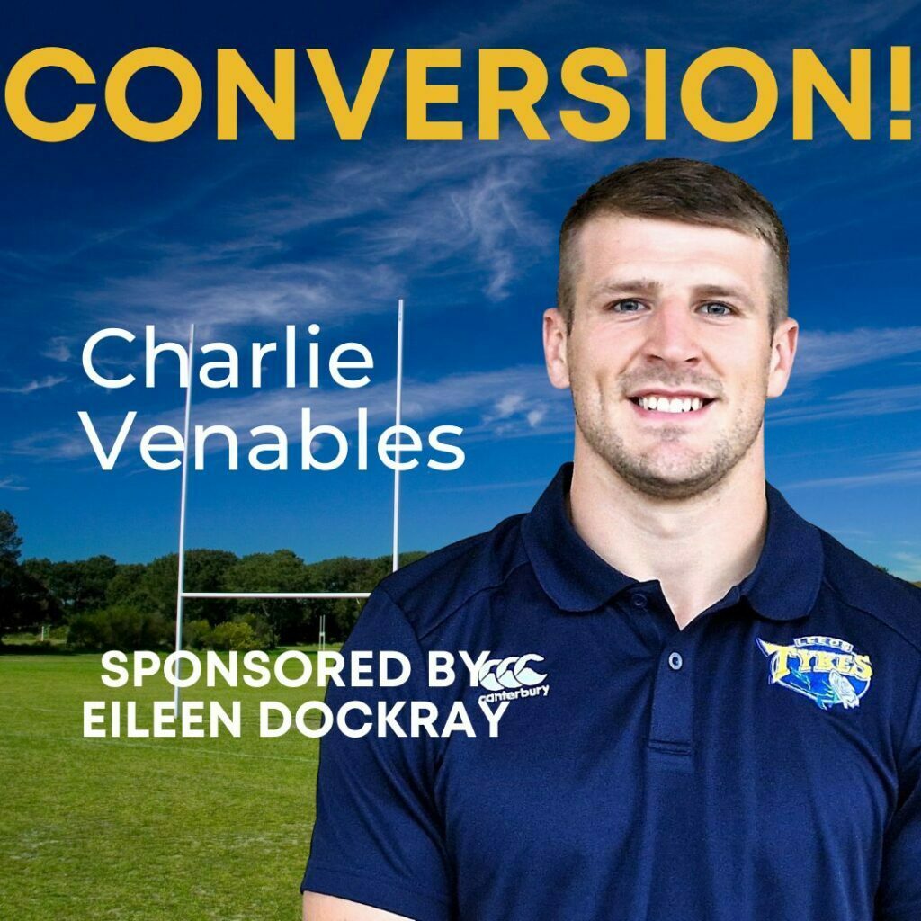 Charlie Venables conversion Sponsored by Eileen Dockray