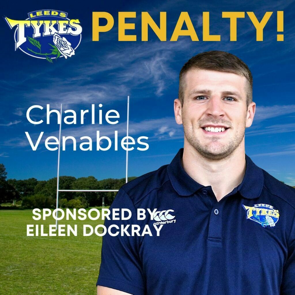 Charlie Venables penalty sponsored Eileen Dockray