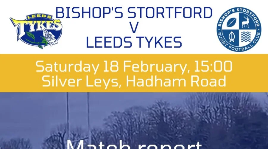 Bishop's Stortford v Leeds Tykes Saturday 18 February, 15:00 Silver Leys, Hadham Road Match report Image of Rhys Williams scoring his 2nd try