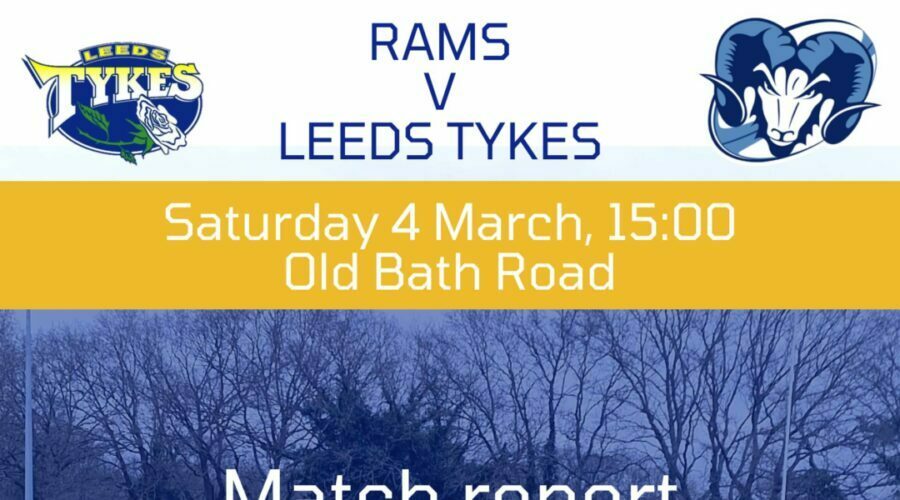 Rams v Leeds Tykes Saturday 4 March, 15:00 Old Bath Road Match report Image of Tykes lining up