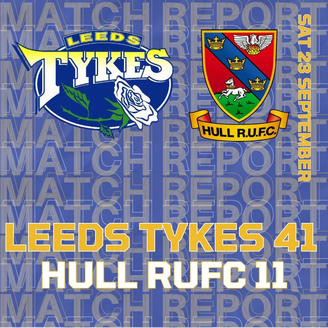 Leeds Tykes 41 Hull RUFC 11 Team logos Sat 23 September