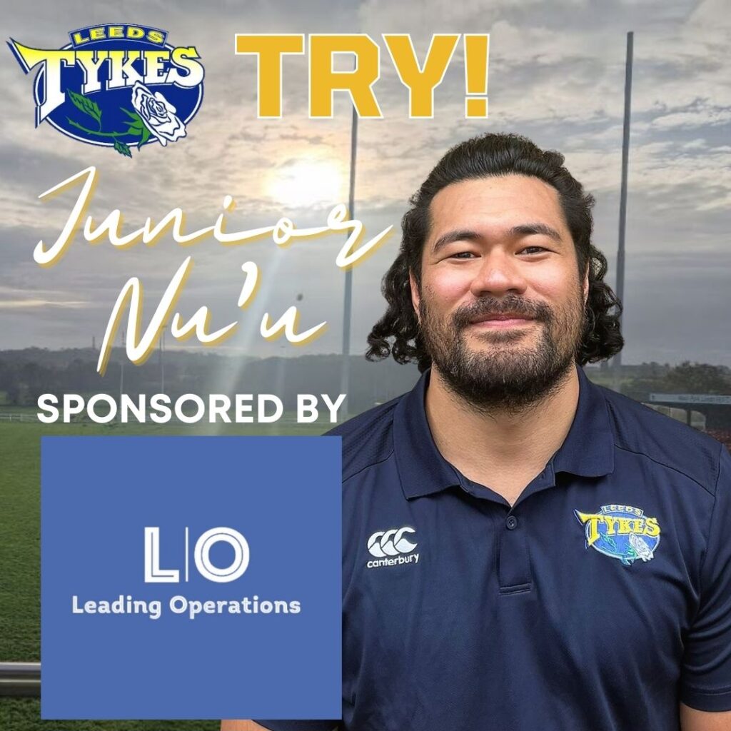 Junior Nuu try Junior is sponsored by Loading Operations