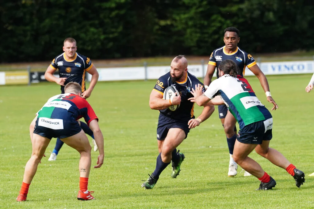 Toby in action v Ionians