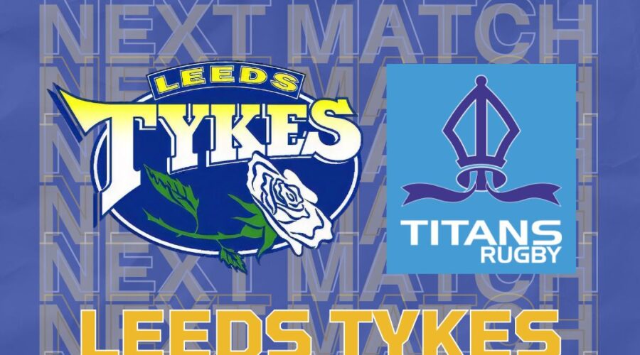 Next match Leeds Tykes Rotherham Titans Team logos Friday 25 November 14:30