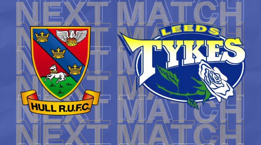 Next match Hull RUFC Leeds Tykes Team logos Sat 3 February 14:00