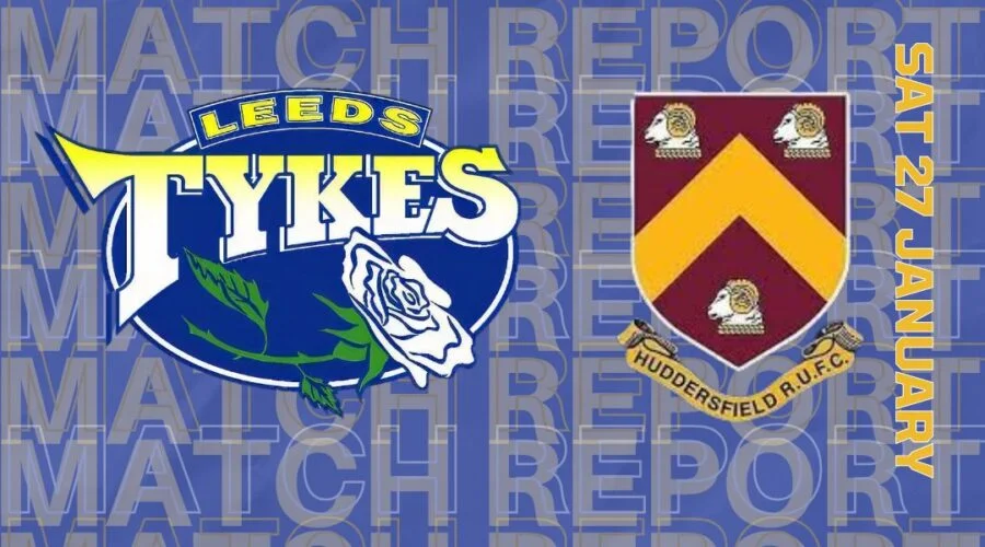 Match report Leeds Tykes 57 Huddersfield 17 Team logos Sat 27 January
