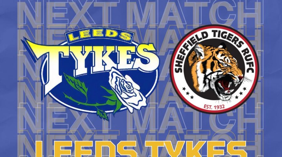 Next match Leeds Tykes Sheffield Tigers Team logos Saturday 10 February 14:30