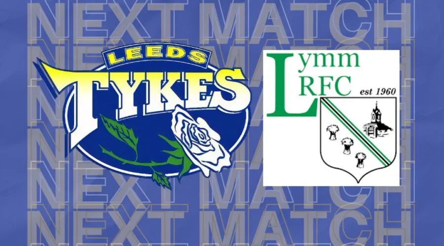 Next match Leeds Tykes Lymm Team logos Saturday 16 March 15:00
