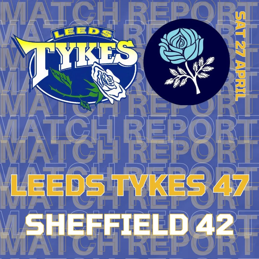 Match report Leeds Tykes 47 Sheffield 42 Team logos Sat 27 April