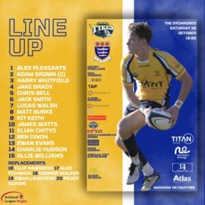 Match squad 26 October