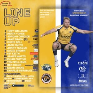 Match squad 7 December