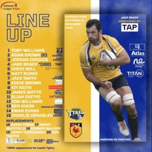 Match squad 14 December