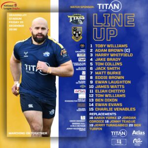 Match squad 20 December
