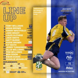 Match squad 8 February