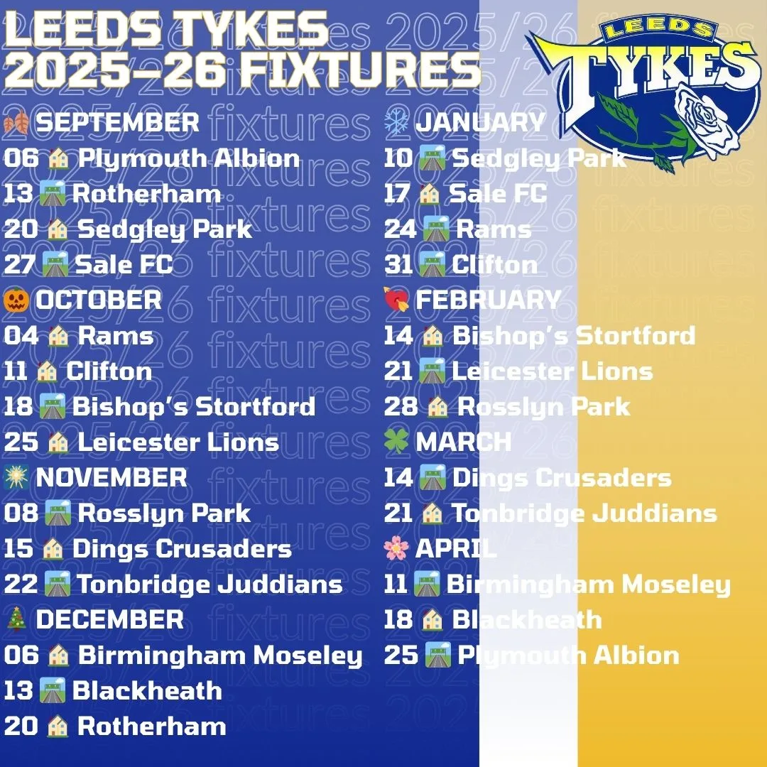 2025/26 season fixtures List of dates/teams
