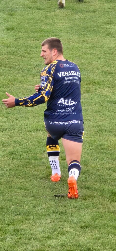 Charlie Venables from behind