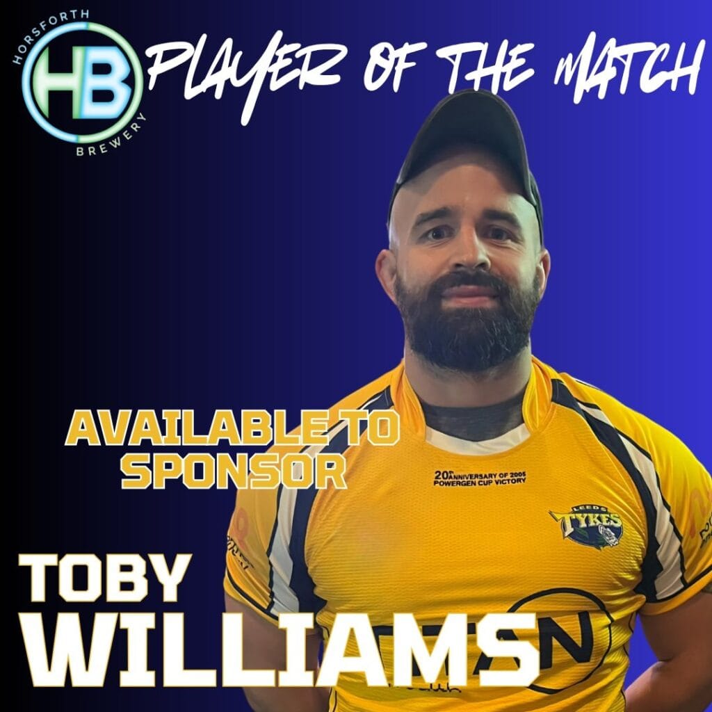 Player of the Match Toby Williams