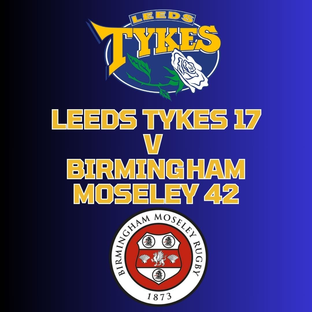 Result 6 December Leeds Tykes 17 Birmingham Moseley 42