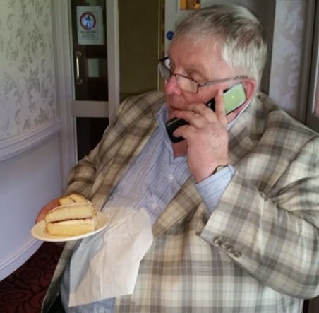 Afternoon tea in the Executive Suite at Headingley on test match duty