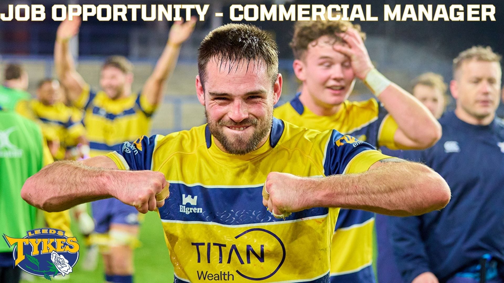 Job opportunity - Commercial Manager Player celebrating