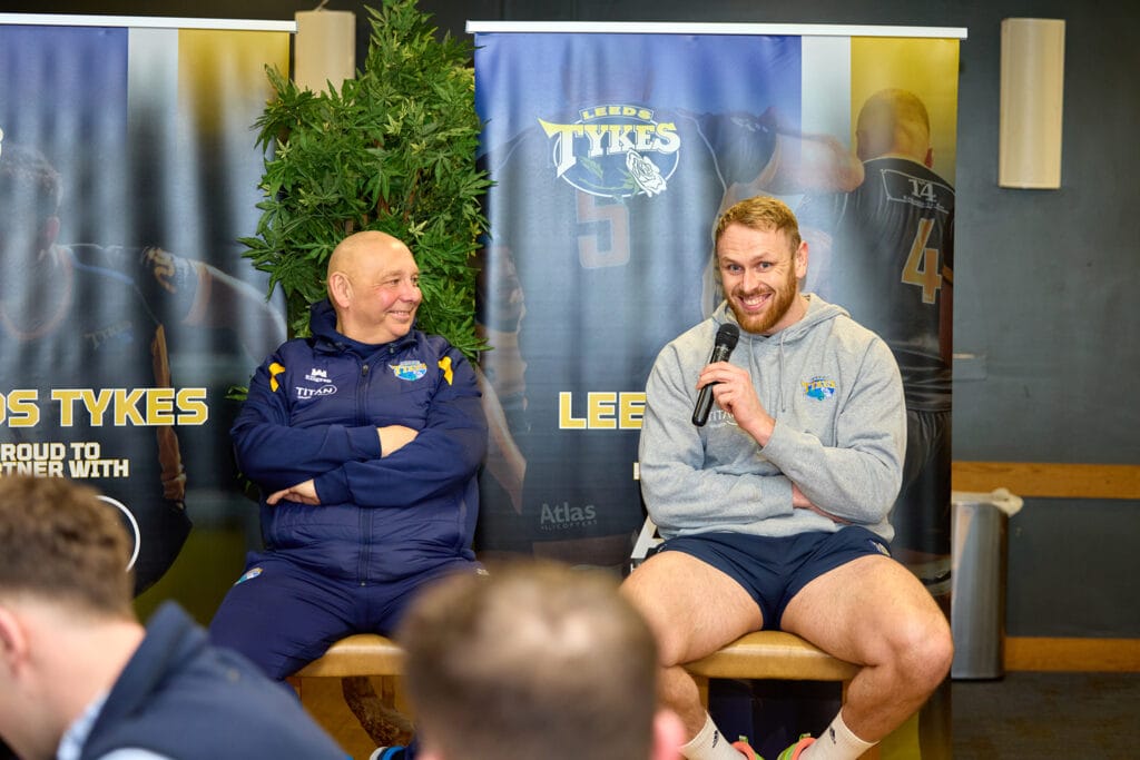 Pete Seabourne and Chris Bell pre-match interviews