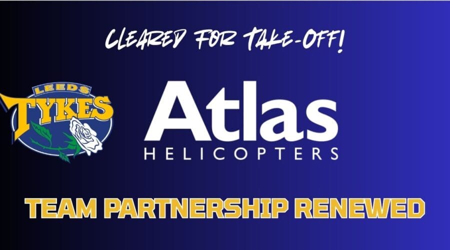 Leeds Tykes and Atlas Helipcopters logos Atlas Helicopters renew team sponsorship
