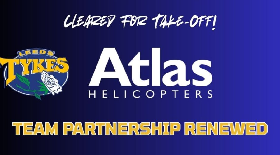 Leeds Tykes and Atlas Helipcopters logos Atlas Helicopters renew team sponsorship