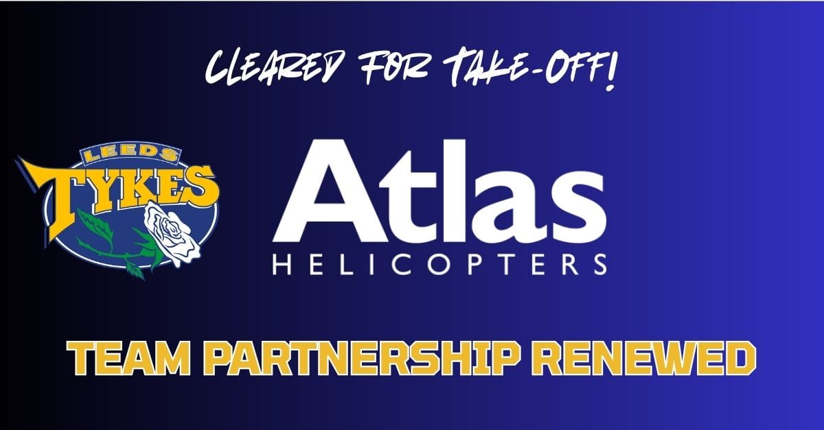 Leeds Tykes and Atlas Helipcopters logos Atlas Helicopters renew team sponsorship