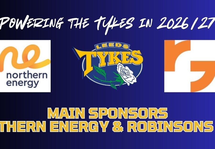 Leeds Tykes and Northern Energy & Robinsons Gas logos Main Sponsors Northern Energy & Robinsons Gas
