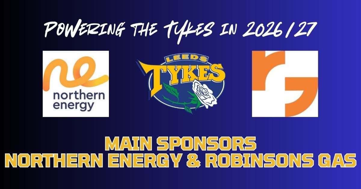 Leeds Tykes and Northern Energy & Robinsons Gas logos Main Sponsors Northern Energy & Robinsons Gas