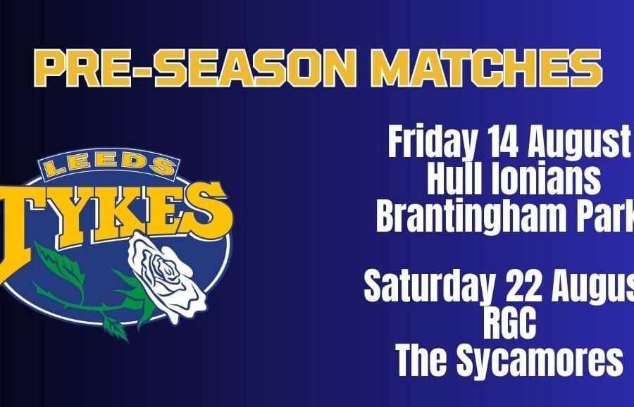 Leeds Tykes logo Pre-season match dates 2026-27