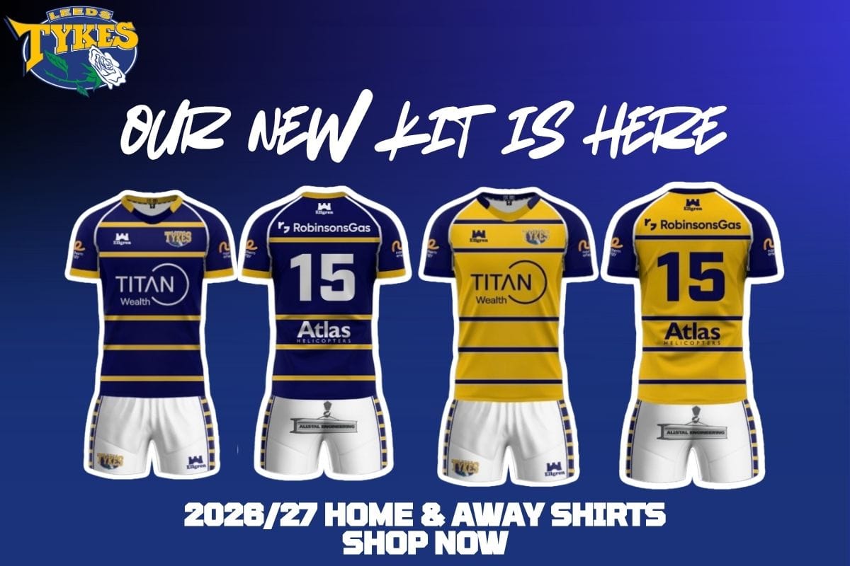 Leeds Tykes kit 2026/27 season