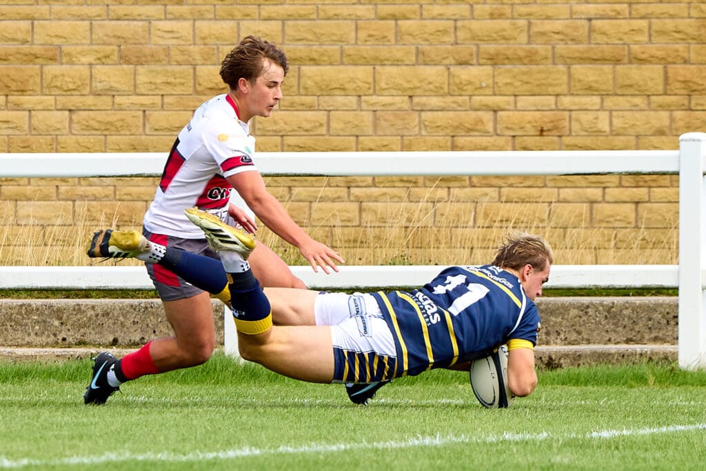George Worthington scoring Tykes v Camborne 050926