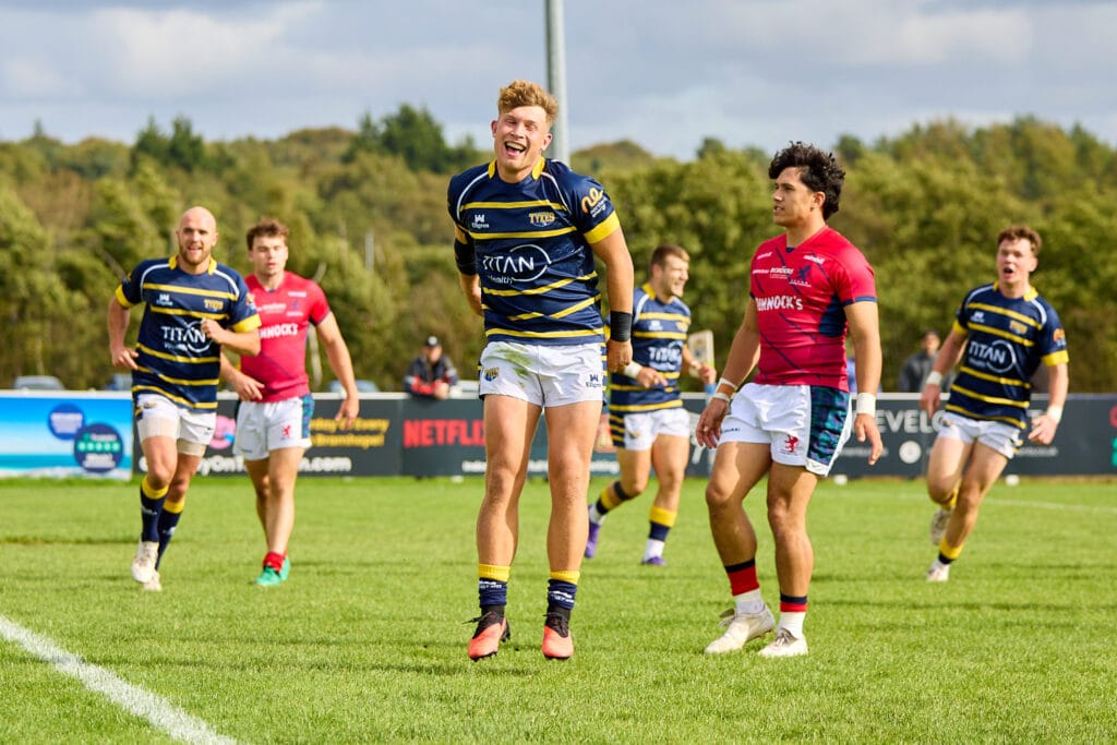 Try celebrations v London Scottish
