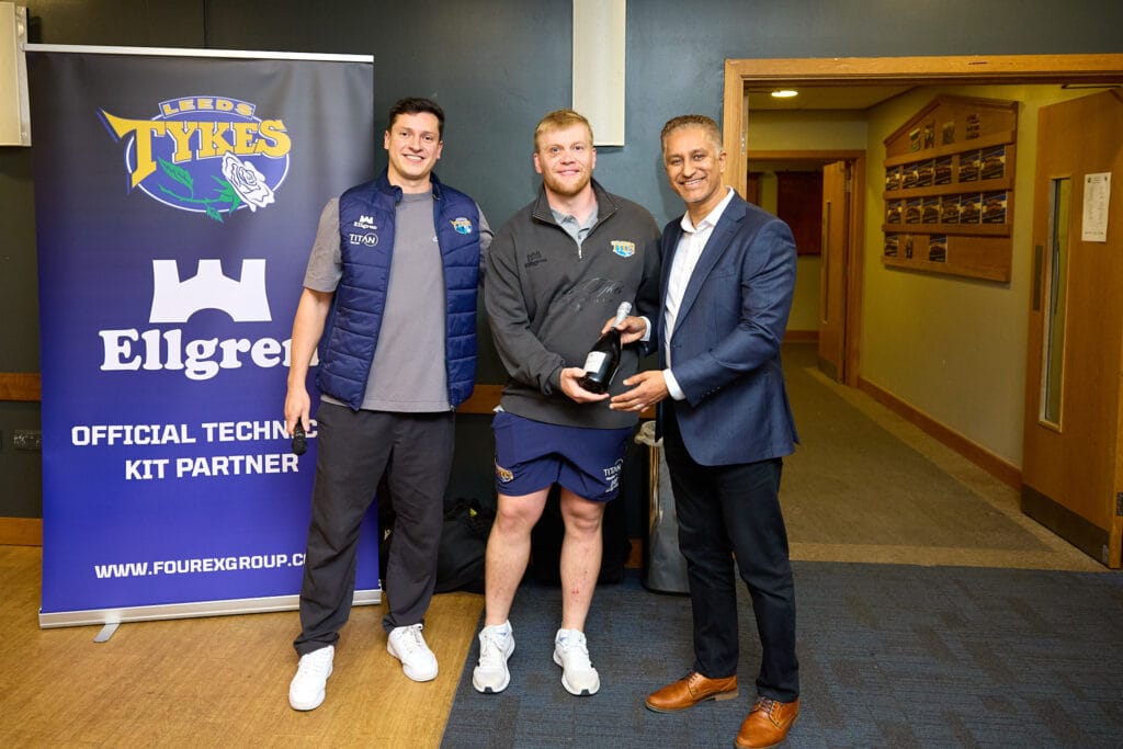 POTM 021026 was presented to Connor Walker by Naeem Aslam of Aagrah